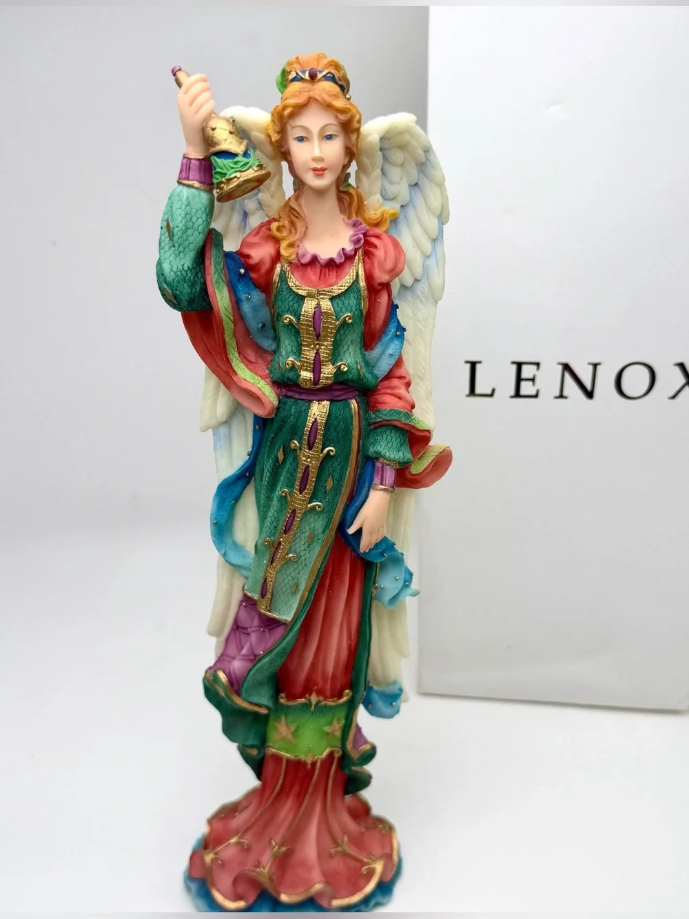 Lenox Angels of Life Angel of Freedom 1998 Figurine 11.5”  With Box Retired